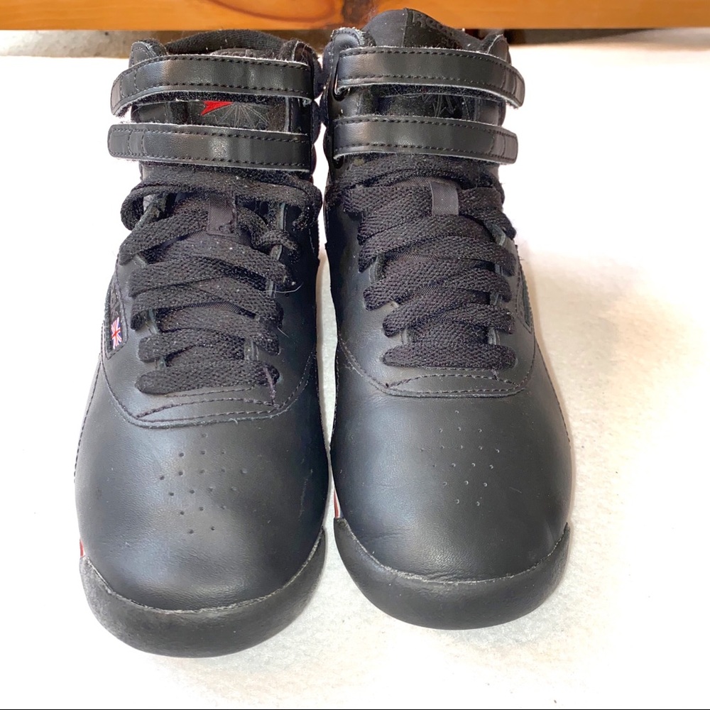 Reebok freestyle black Hi-top sneakers